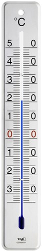TFA Binnen/buitenthermometer analoog - RVS - Glinsterend